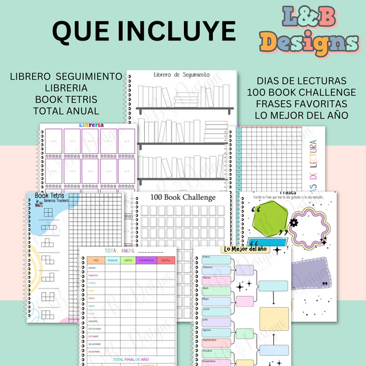 CUADERNO DE LECTURA (MODELO CLASICO INTERIOR CREMA)