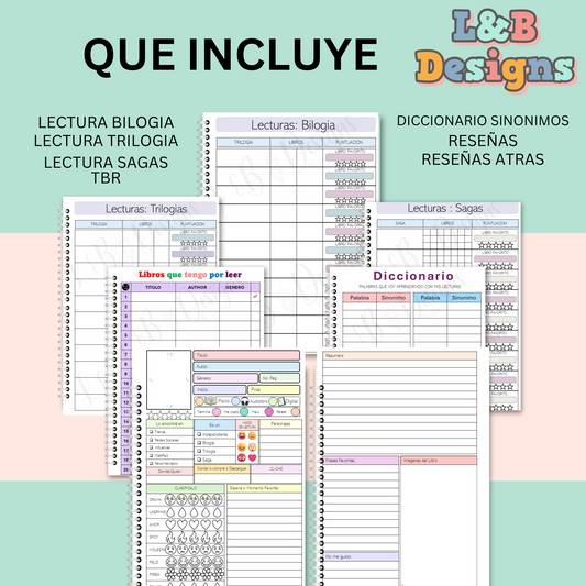 CUADERNO LECTURA MULTI COLOR (NUEVO DISEÑO)