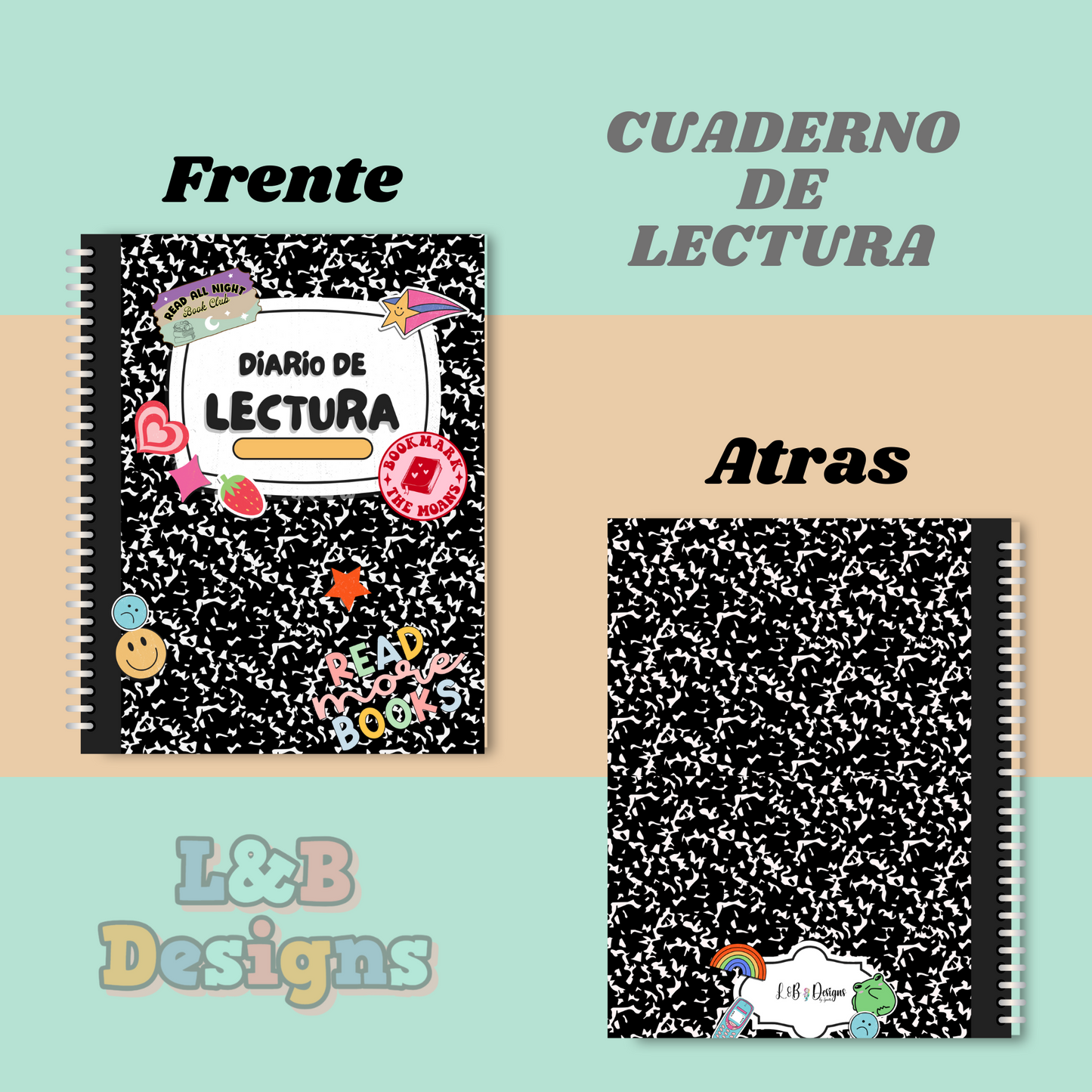 CUADERNO LECTURA MULTI COLOR (NUEVO DISEÑO)