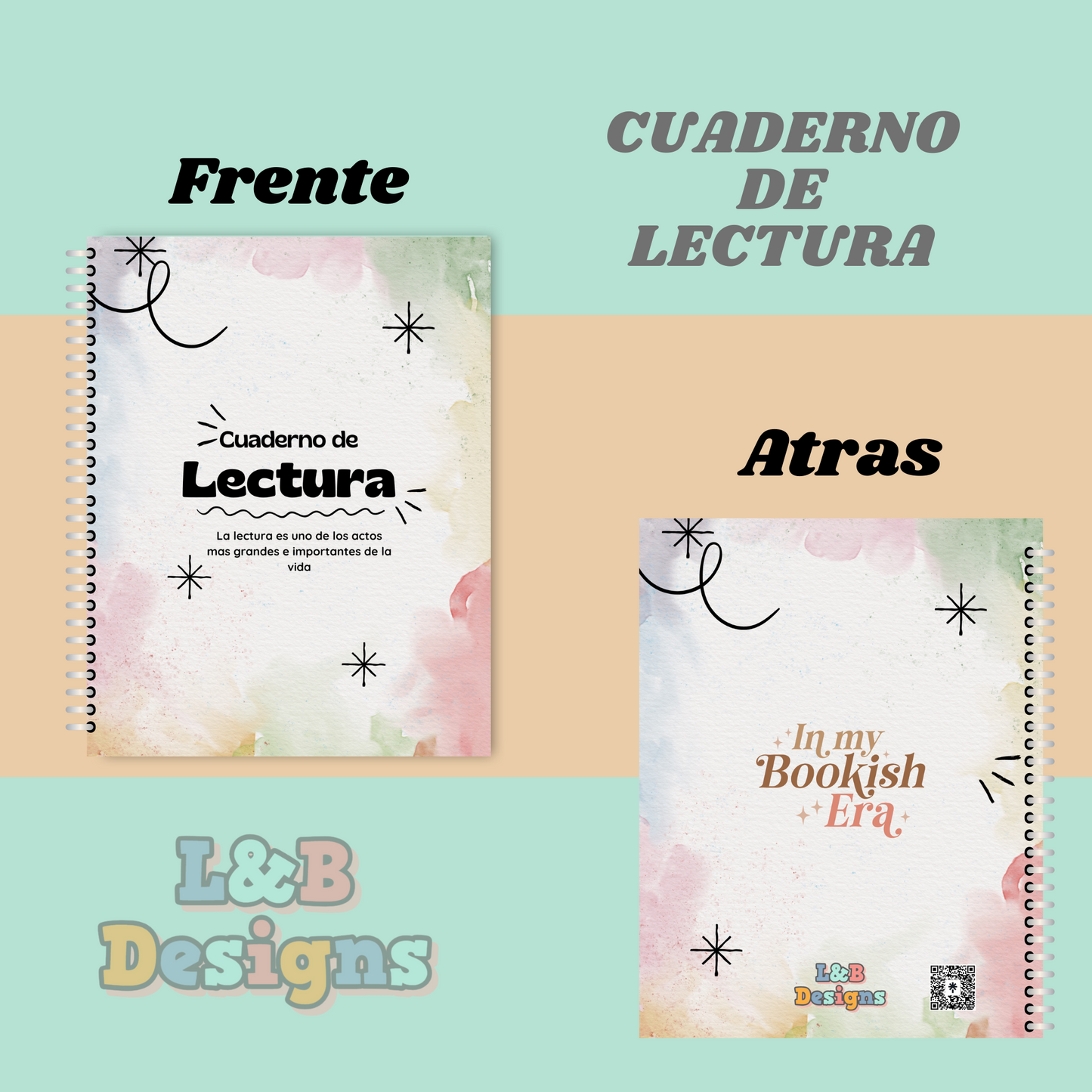 CUADERNO LECTURA MULTI COLOR (NUEVO DISEÑO)